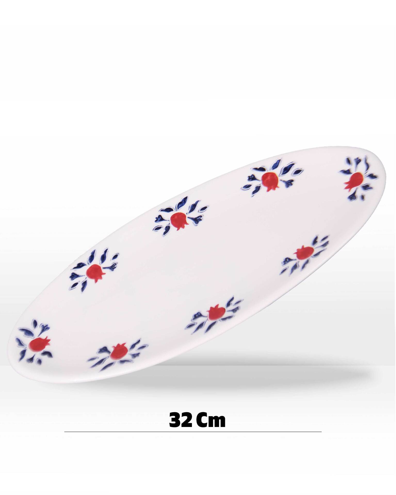 رولت خوری طرح انار | دیس طرح انار | شیرینی خوری طرح انار