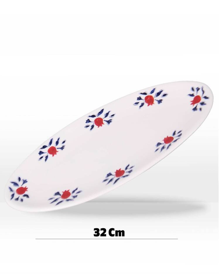 رولت خوری طرح انار | دیس طرح انار | شیرینی خوری طرح انار 